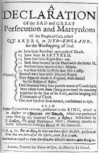 Quaker persecution