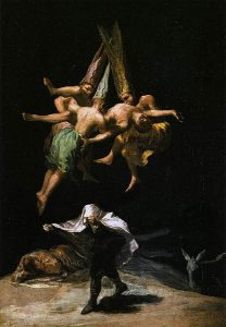 Witches in the Air, by Goya